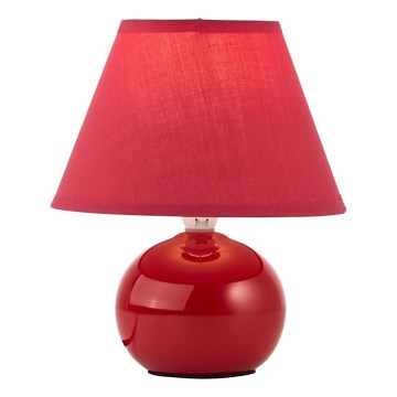 Brilliant - Stolní lampa PRIMO 1xE14/40W/230V keramika/červená