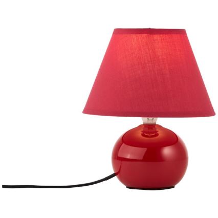 Brilliant - Stolní lampa PRIMO 1xE14/40W/230V keramika/červená