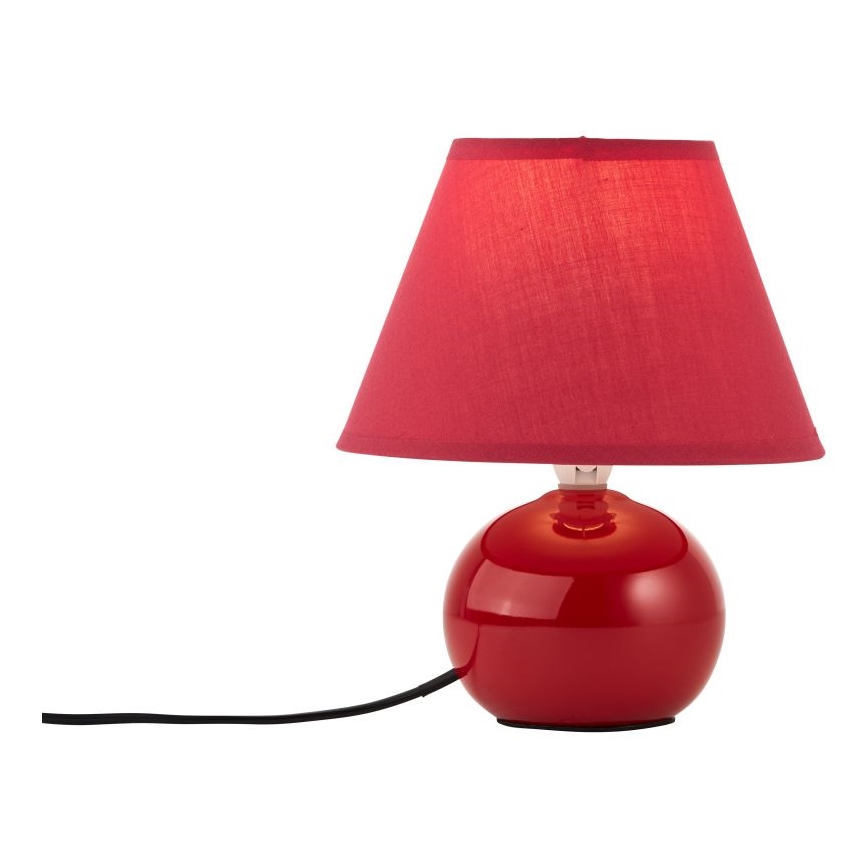 Brilliant - Stolní lampa PRIMO 1xE14/40W/230V keramika/červená