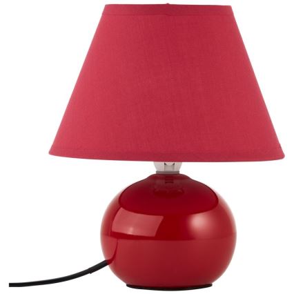 Brilliant - Stolní lampa PRIMO 1xE14/40W/230V keramika/červená