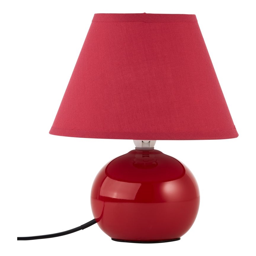Brilliant - Stolní lampa PRIMO 1xE14/40W/230V keramika/červená