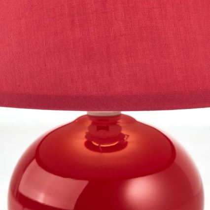 Brilliant - Stolní lampa PRIMO 1xE14/40W/230V keramika/červená