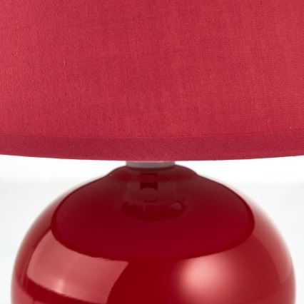 Brilliant - Stolní lampa PRIMO 1xE14/40W/230V keramika/červená