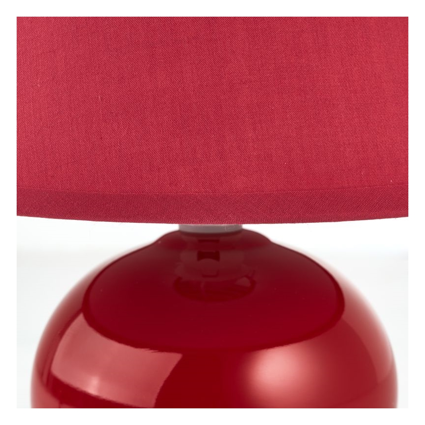 Brilliant - Stolní lampa PRIMO 1xE14/40W/230V keramika/červená