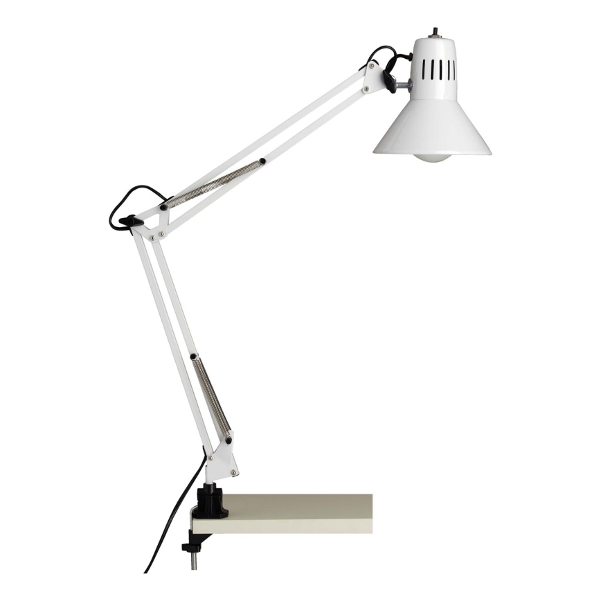Brilliant - Stolní lampa s klipem HOBBY 1xE27/40W/230V bílá