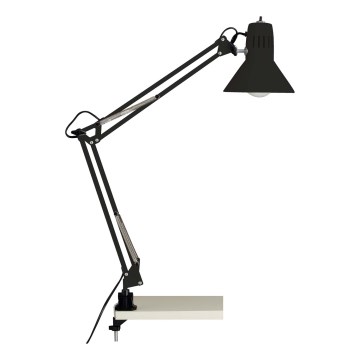 Brilliant - Stolní lampa s klipem HOBBY 1xE27/40W/230V černá