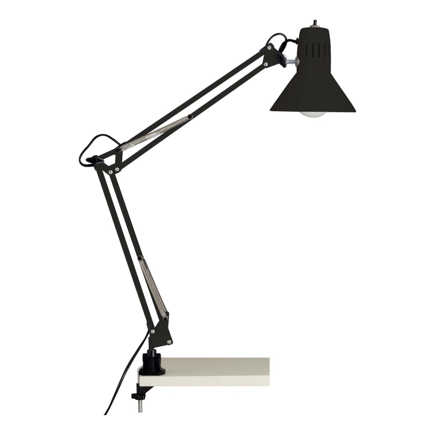 Brilliant - Stolní lampa s klipem HOBBY 1xE27/40W/230V černá