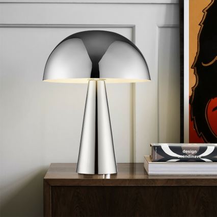 Brilliant - Stolní lampa SIGRUN 1xE14/28W/230V lesklý chrom