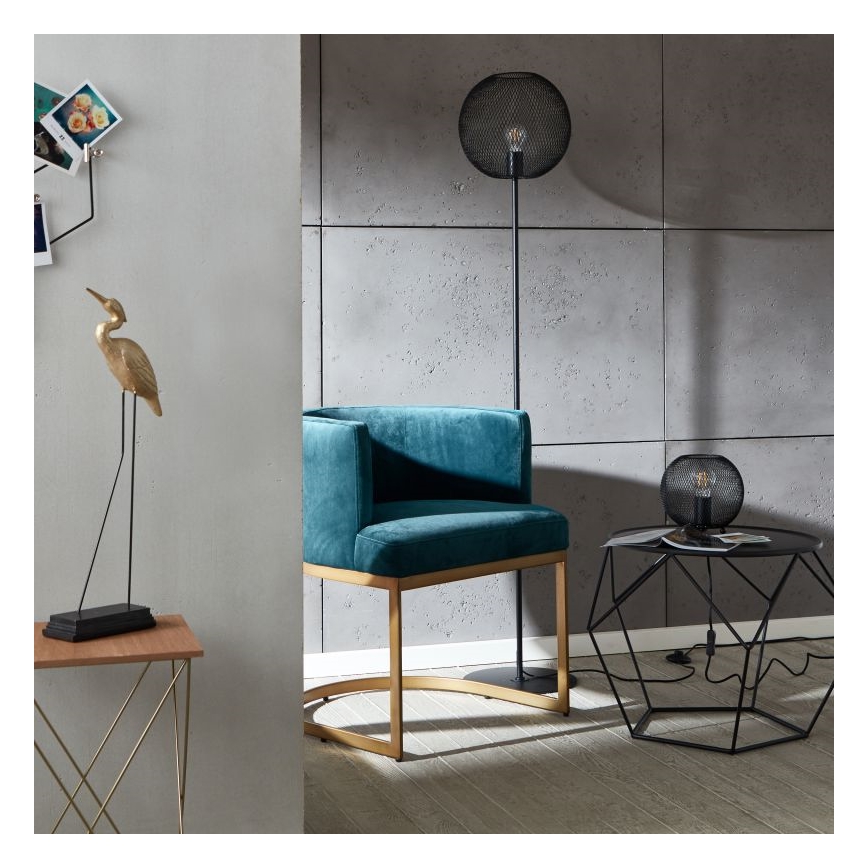 Brilliant - Stolní lampa SOCO 1xE27/60W/230V černá
