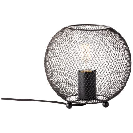 Brilliant - Stolní lampa SOCO 1xE27/60W/230V černá