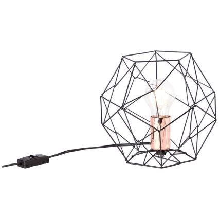 Brilliant - Stolní lampa SYNERGY 1xE27/60W/230V černá/měď