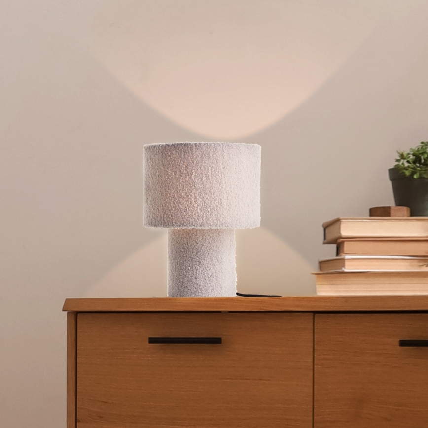 Brilliant - Stolní lampa TEDDY 1xE27/20W/230V šedá