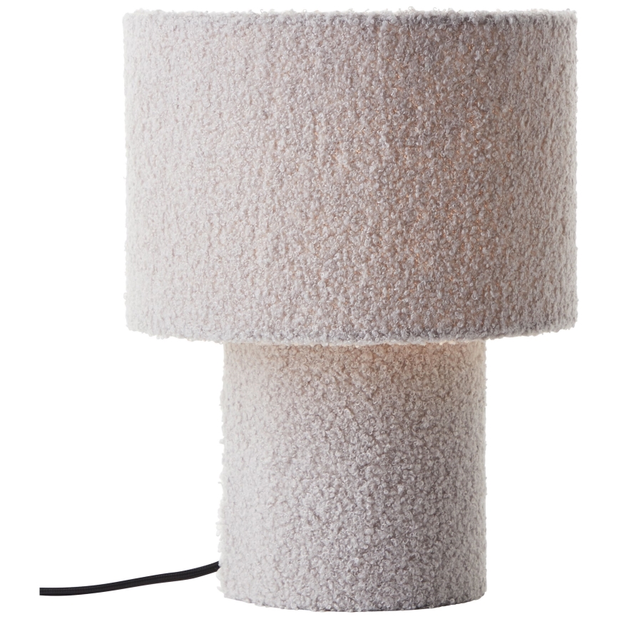 Brilliant - Stolní lampa TEDDY 1xE27/20W/230V šedá