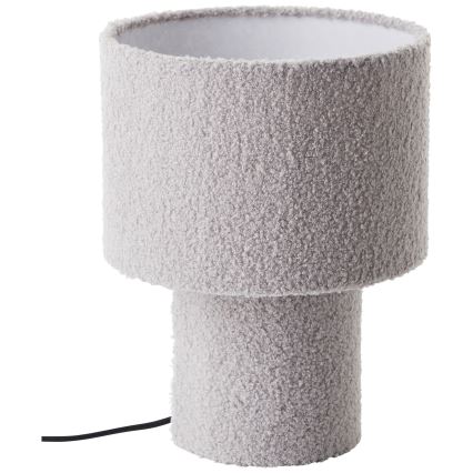 Brilliant - Stolní lampa TEDDY 1xE27/20W/230V šedá