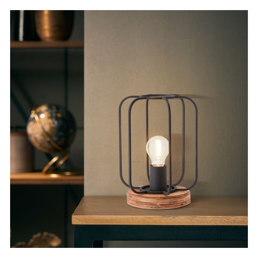 Brilliant - Stolní lampa TOSH 1xE27/40W/230V topol