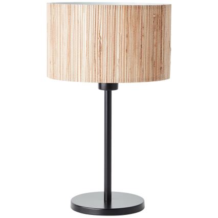 Brilliant - Stolní lampa WIMEA 1xE27/52W/230V černá/béžová