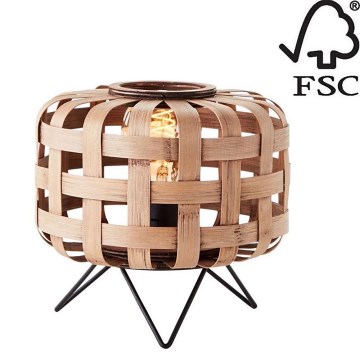 Brilliant - Stolní lampa WOODLINE 1xE27/40W/230V bambus - FSC certifikováno