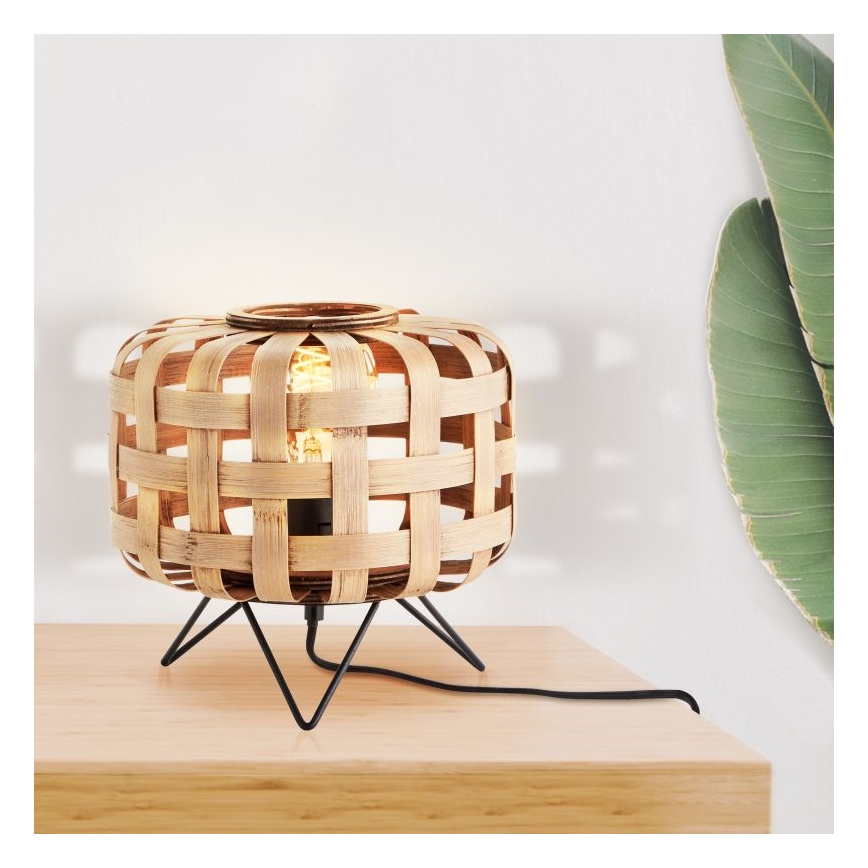 Brilliant - Stolní lampa WOODLINE 1xE27/40W/230V bambus - FSC certifikováno