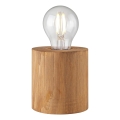 Brilliant - Stolní lampa WOODRA 1xE27/20W/230V borovice