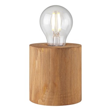 Brilliant - Stolní lampa WOODRA 1xE27/20W/230V borovice