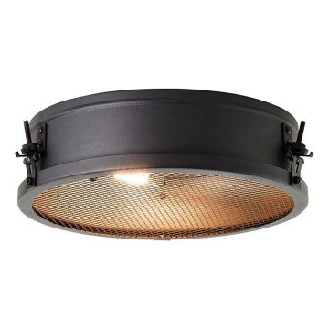 Brilliant - Stropní svítidlo ZOIS 2xE27/28W/230V pr. 34 cm černá