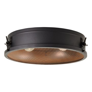 Brilliant - Stropní svítidlo ZOIS 2xE27/28W/230V pr. 42 cm černá