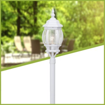 Brilliant - Venkovní lampa ISTRIA 1xE27/60W/230V 112 cm IP23 bílá