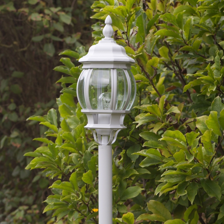 Brilliant - Venkovní lampa ISTRIA 1xE27/60W/230V 112 cm IP23 bílá