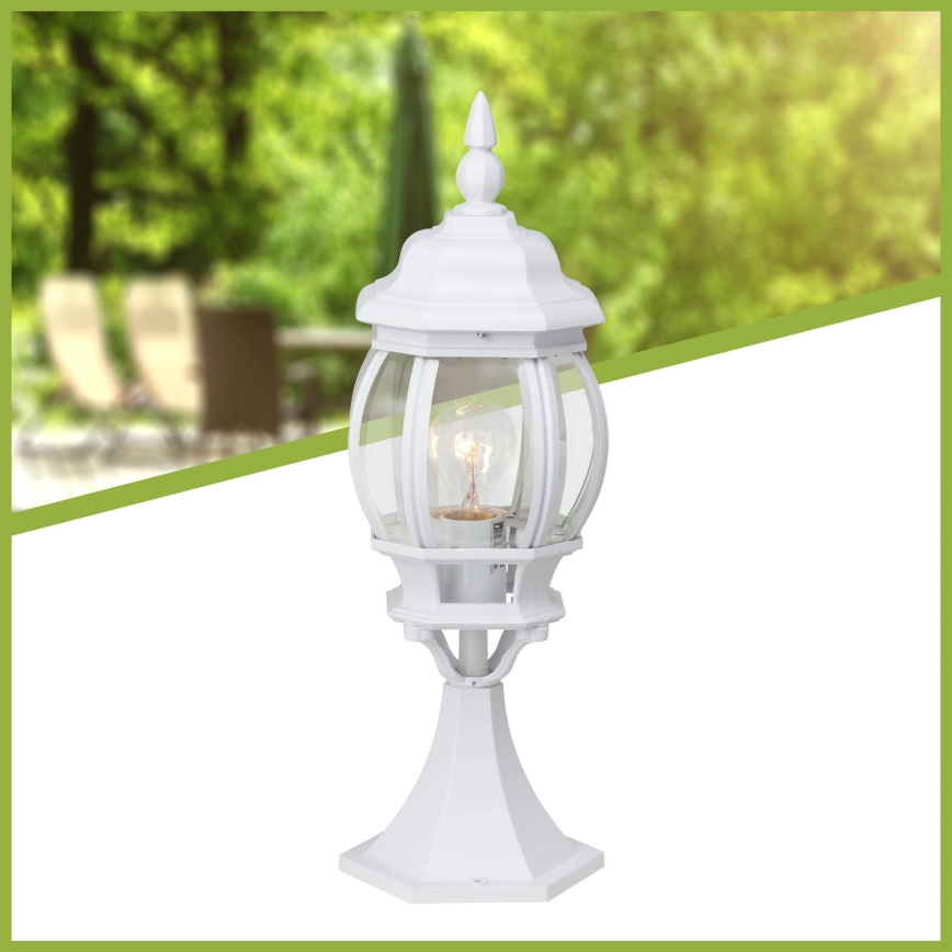 Brilliant - Venkovní lampa ISTRIA 1xE27/60W/230V 50 cm IP23 bílá