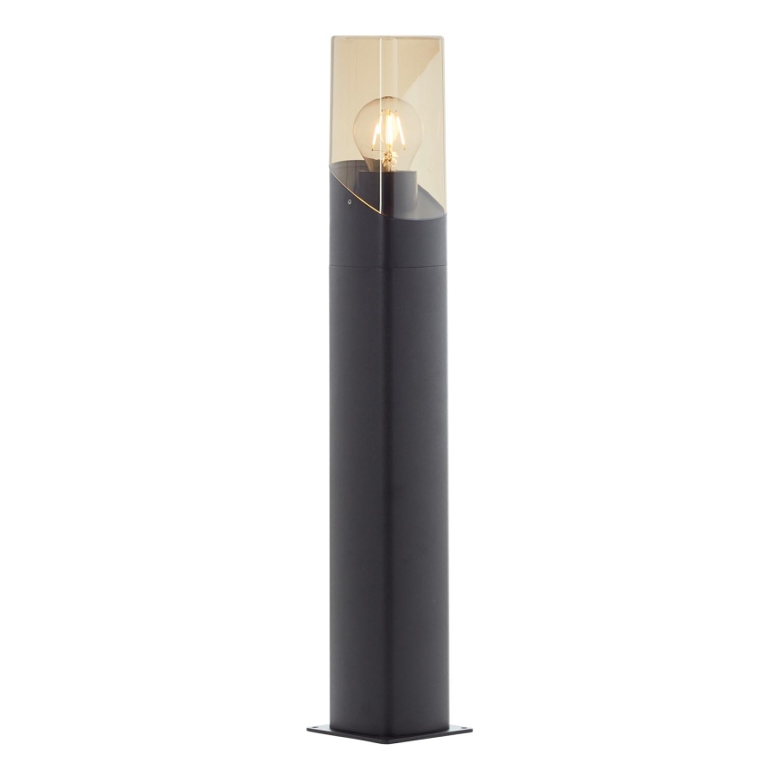 Brilliant - Venkovní lampa MINOU 1xE27/10W/230V 60 cm IP44 černá/kouřová