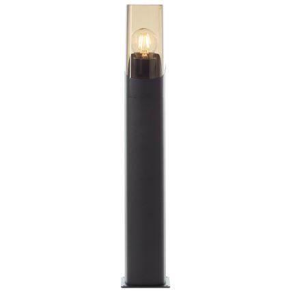 Brilliant - Venkovní lampa MINOU 1xE27/10W/230V 60 cm IP44 černá/kouřová