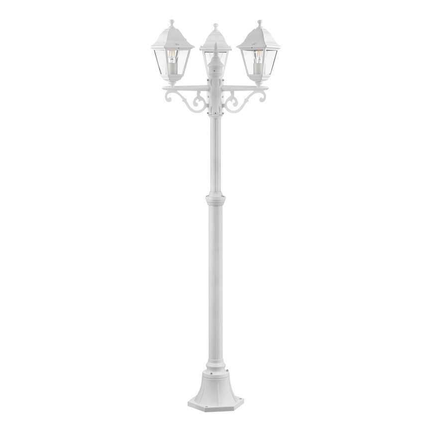 Brilliant - Venkovní lampa NISSIE 3xE27/60W/230V 187,5 cm IP44 bílá