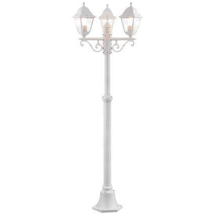 Brilliant - Venkovní lampa NISSIE 3xE27/60W/230V 187,5 cm IP44 bílá