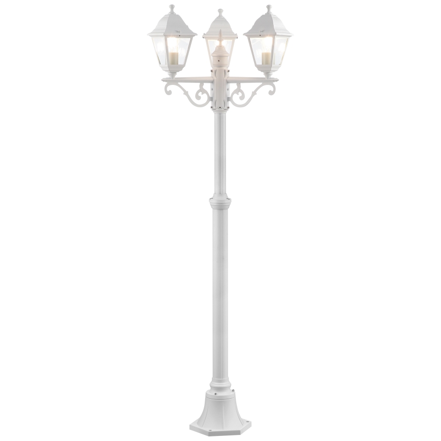 Brilliant - Venkovní lampa NISSIE 3xE27/60W/230V 187,5 cm IP44 bílá
