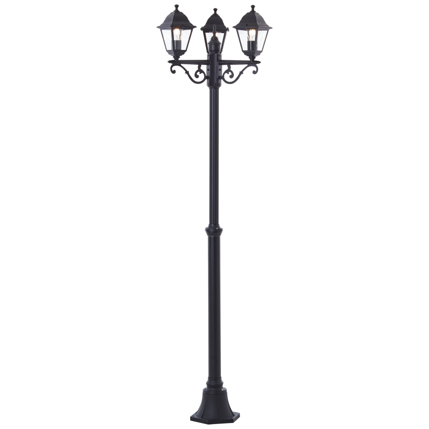 Brilliant - Venkovní lampa NISSIE 3xE27/60W/230V 187,5 cm IP44 černá