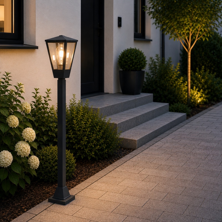 Brilliant - Venkovní lampa WESTDLIFF 1xE27/20W/230V 98,4 cm IP44 antracit