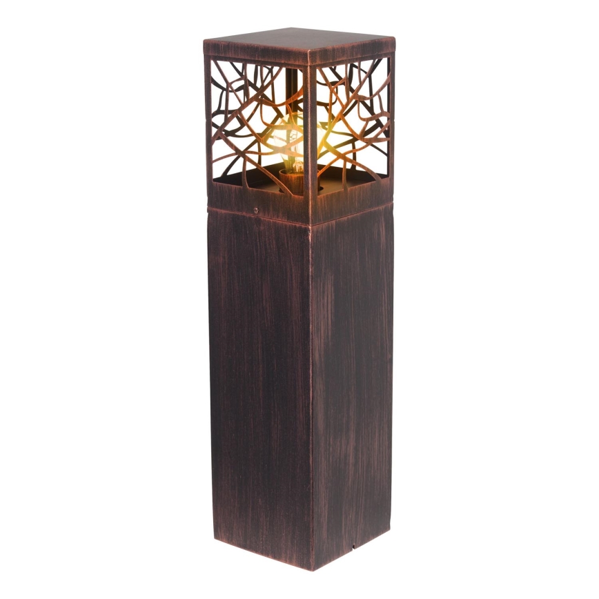 Brilliant - Venkovní lampa WHITNEY 1xE27/52W/230V IP44 patina/měděná