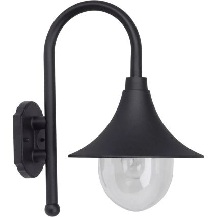 Brilliant - Venkovní nástěnná lampa BERNA 1xE27/60W/230V IP44 černá