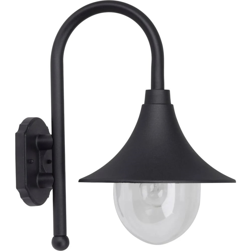 Brilliant - Venkovní nástěnná lampa BERNA 1xE27/60W/230V IP44 černá