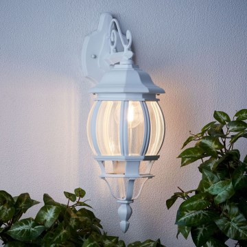 Brilliant - Venkovní nástěnná lampa ISTRIA 1xE27/60W/230V IP23 bílá
