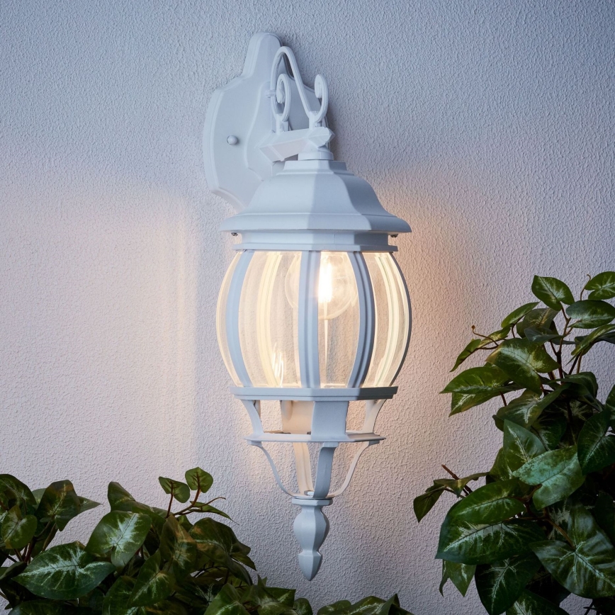 Brilliant - Venkovní nástěnná lampa ISTRIA 1xE27/60W/230V IP23 bílá