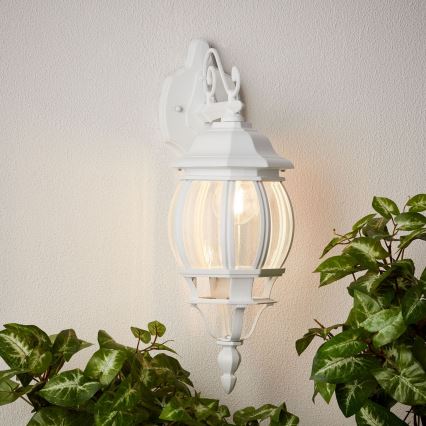 Brilliant - Venkovní nástěnná lampa ISTRIA 1xE27/60W/230V IP23 bílá