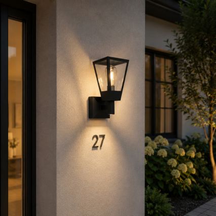 Brilliant - Venkovní nástěnná lampa WESTDLIFF 1xE27/20W/230V IP44 antracit