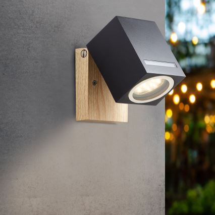 Brilliant - Venkovní nástěnné svítidlo GALENI 1xGU10/20W/230V IP44