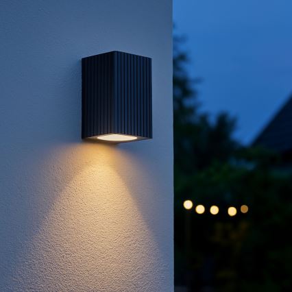 Brilliant - Venkovní nástěnné svítidlo JELANI 1xGU10/10W/230V IP44 černá