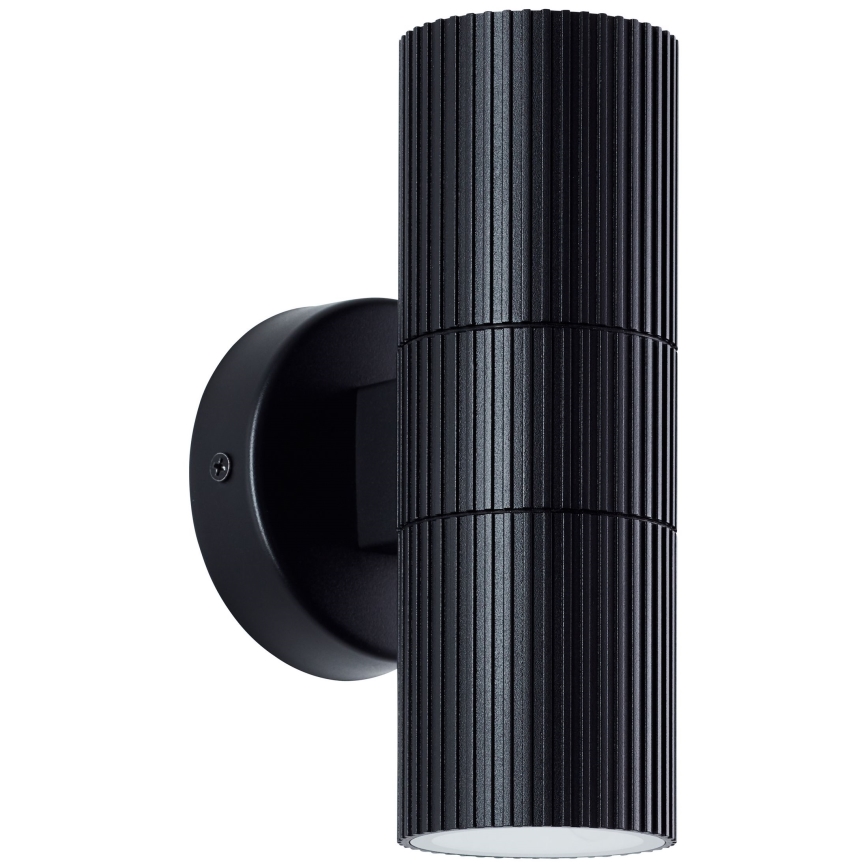 Brilliant - Venkovní nástěnné svítidlo KEOLA 2xGU10/10W/230V IP44 černá