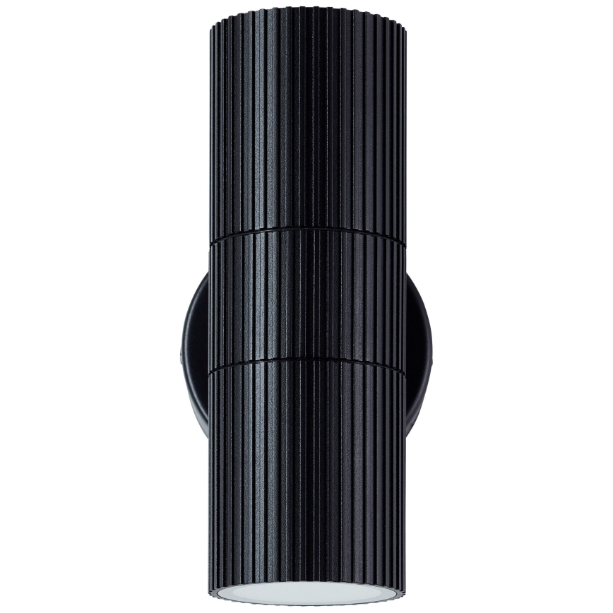 Brilliant - Venkovní nástěnné svítidlo KEOLA 2xGU10/10W/230V IP44 černá