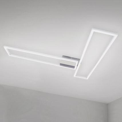 Brilo 3158-018 - LED Stmívatelný přisazený lustr FRAME 2xLED/20W/230V 2700-5000K Wi-Fi Tuya + dálkové ovládání