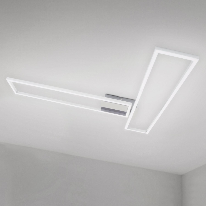 Brilo 3158-018 - LED Stmívatelný přisazený lustr FRAME 2xLED/20W/230V 2700-5000K Wi-Fi Tuya + dálkové ovládání