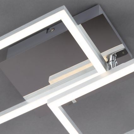 Brilo 3158-018 - LED Stmívatelný přisazený lustr FRAME 2xLED/20W/230V 2700-5000K Wi-Fi Tuya + dálkové ovládání